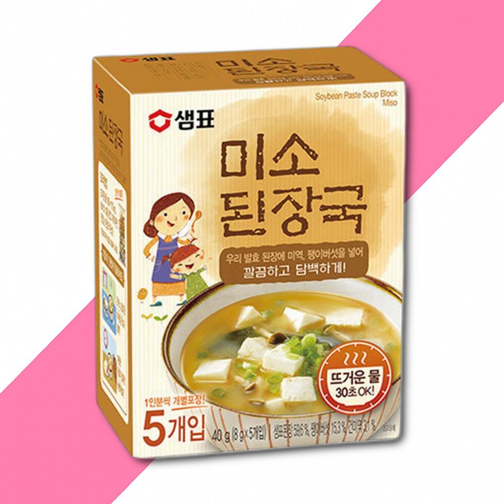 샘표식품 미소된장국 40G X 3개 : 제이엔유통