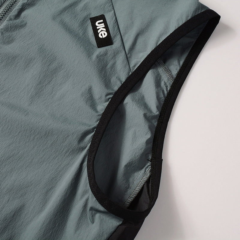 유키 GM001 자전거 질렛 바람막이 조끼 남성용 Gilet CL-1 Yixing - Grey - 상세 이미지 5
