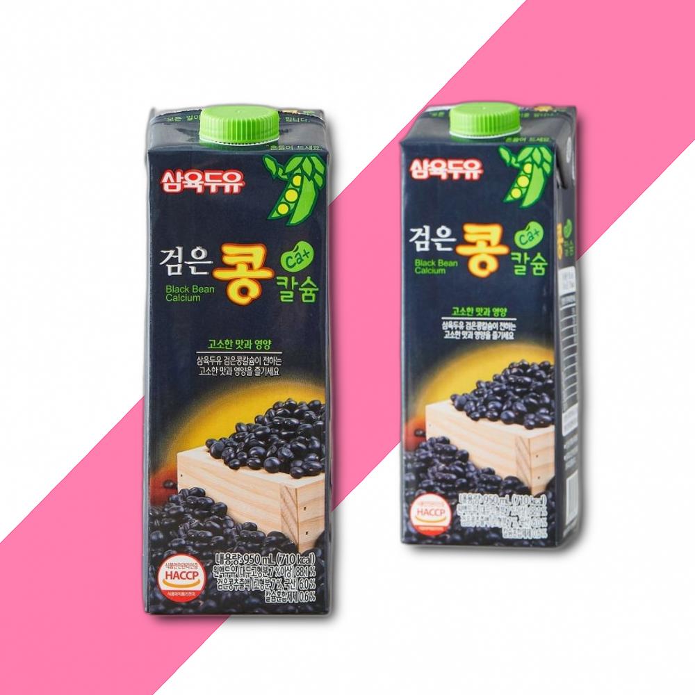 삼육두유 검은콩칼슘 950mL x12팩 : 신도유통