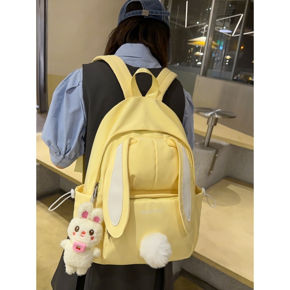 토끼백팩 모던 귀여운 미니 소풍 학생 인형가방 가방 캐릭터 배낭 책가방 - 상세 이미지 4