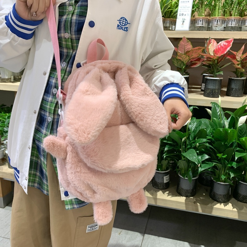 토끼백팩 귀여운 모던 책가방 캐릭터 소풍 배낭 인형 인형가방 미니 학생 - 상세 이미지 4