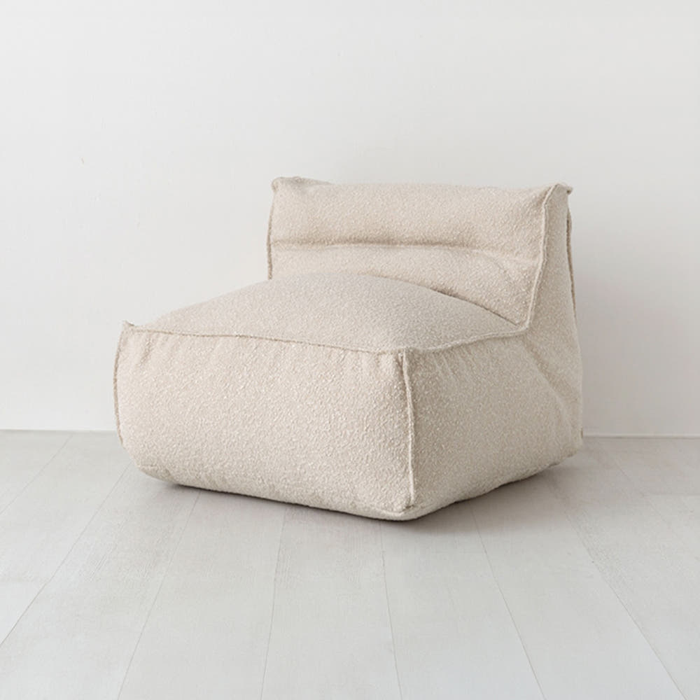 앰보 1인 패브릭 빈백소파 LS046 크림 4173.5764