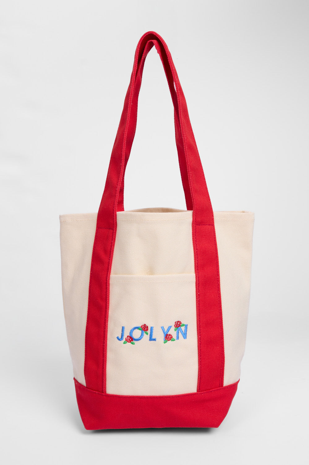 졸린 미니 캔버스 토트 백 레드 로지 Jolyn Mini Canvas Tote Bag Red Rosie SO006 - 상세 이미지 3