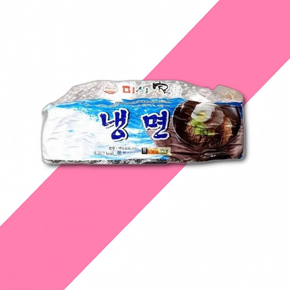 평양냉면 미가 2KG 1개 냉면사리 냉면재료 즉석식품 간식 : 신도유통