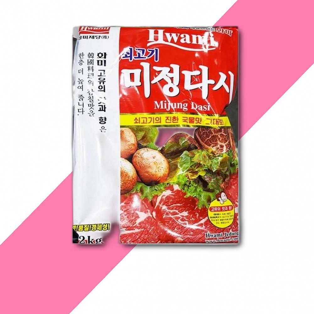 화미 쇠고기 미정다시 2KG x6개 : 다드림유통