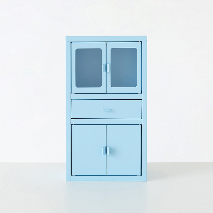 OFFICY 미니수납장 200mmx100mmx363mm, 3단, 블랙 0954.3929 - 상세 이미지 5