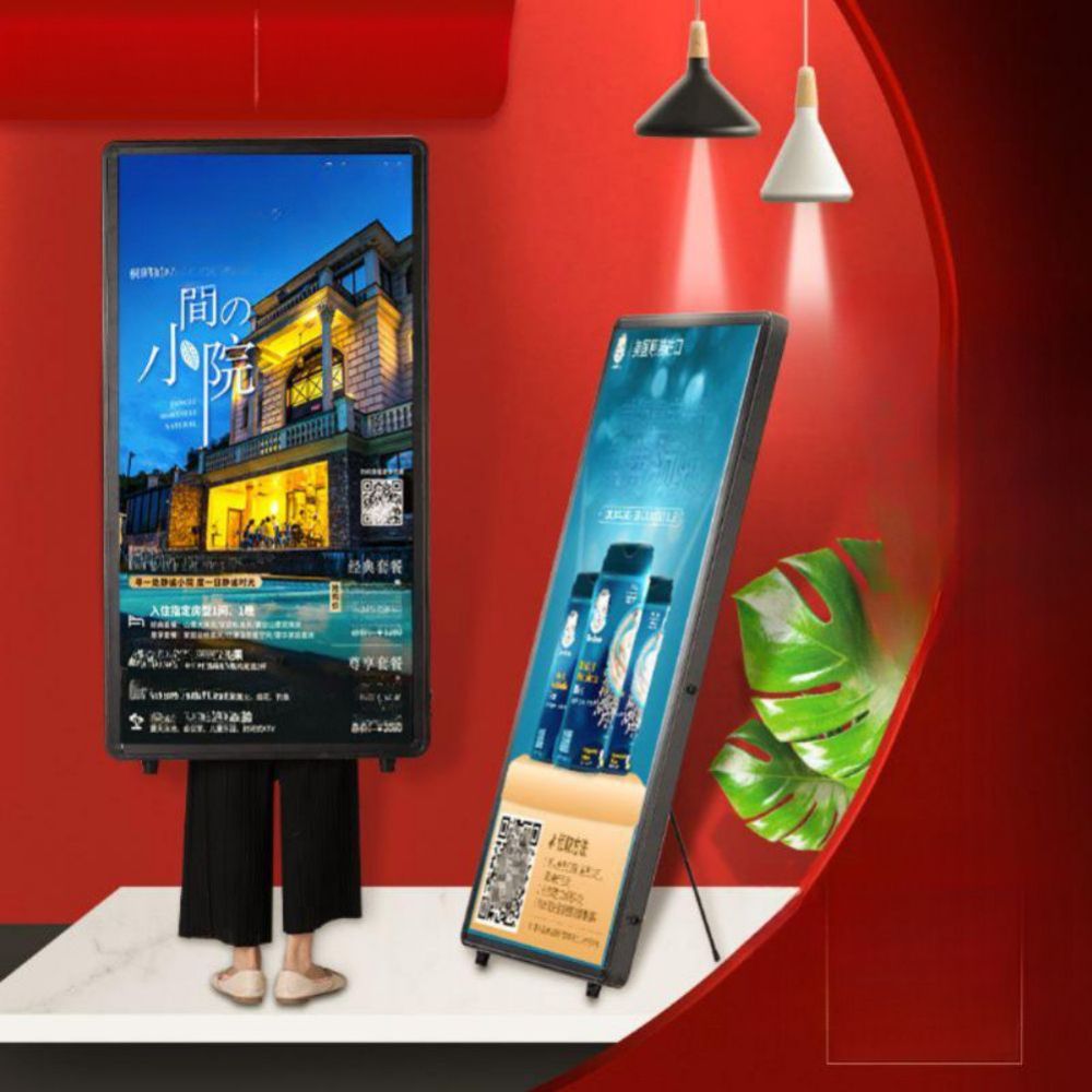 걸어다니는 옥외광고 광고판 피켓 백팩 LED 보드 홍보 간판 가방 홍보판 실외 배너 배낭 - 상세 이미지 2