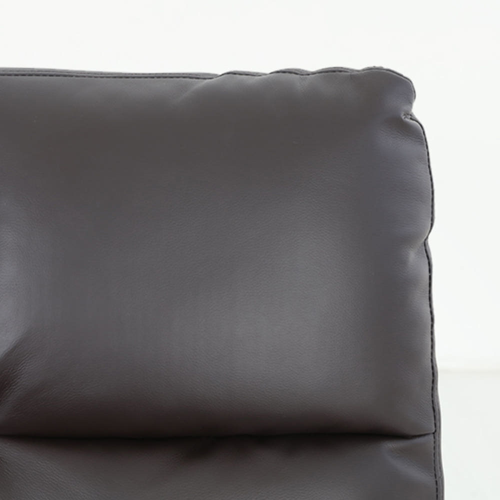 앰보 1인 멀티 소파 소가죽 블랙브라운 8257.0353, 1인용