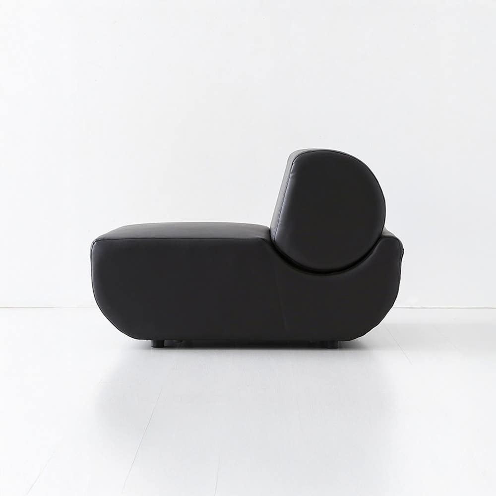 앰보 1인 소파 등받이 분리형 블랙브라운 8780.4970