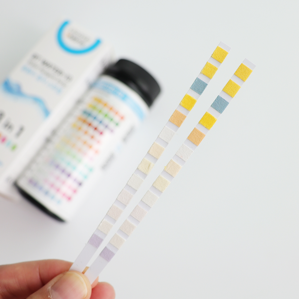 어항수질테스트 스트립 분석 50회 Ph 수질오염테스트 황산염 납 수은 잔류염소 이미지 2