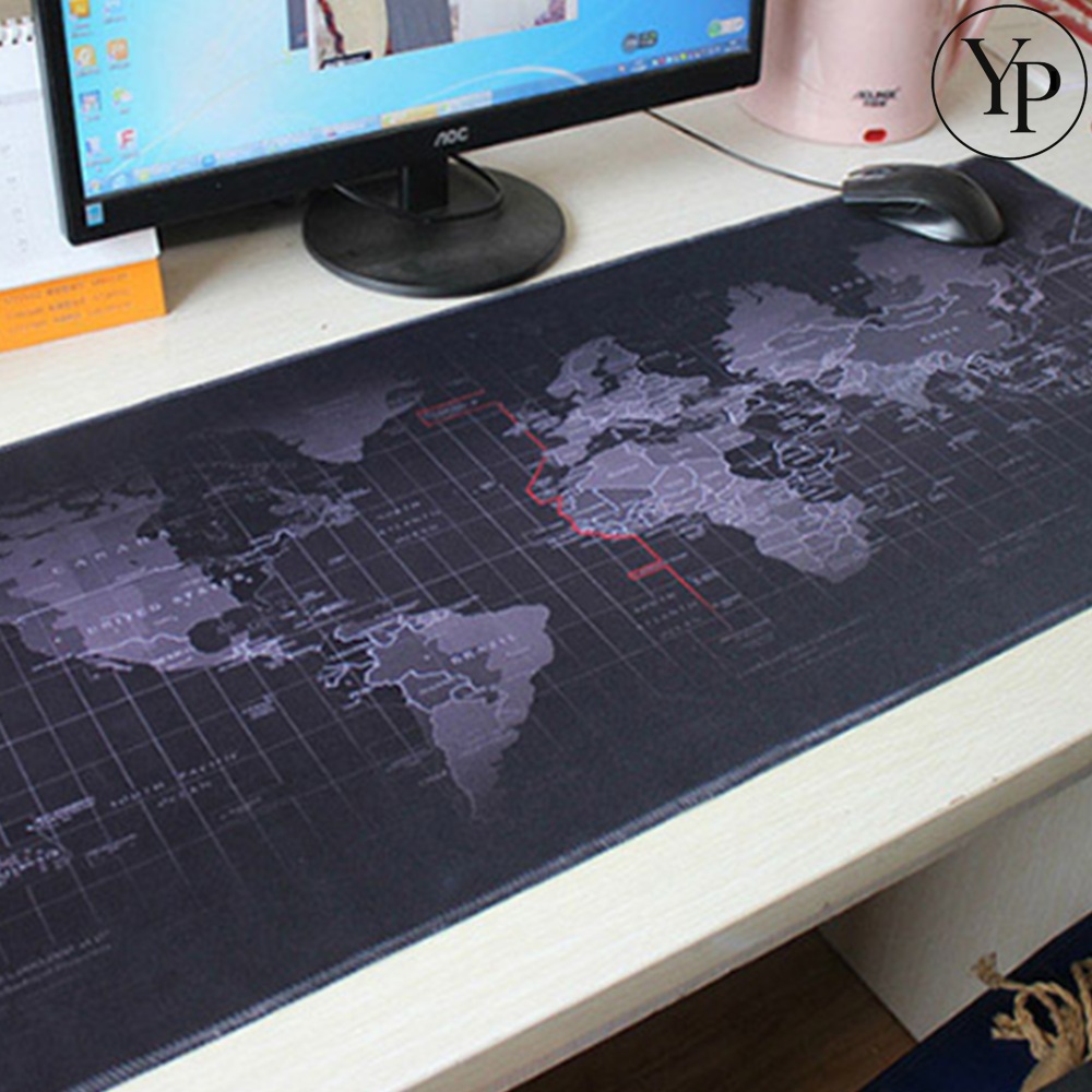 키보드 마우스 장패드 세계지도 데스크 책상깔판 사무용 게임용 게이밍 논슬립패드