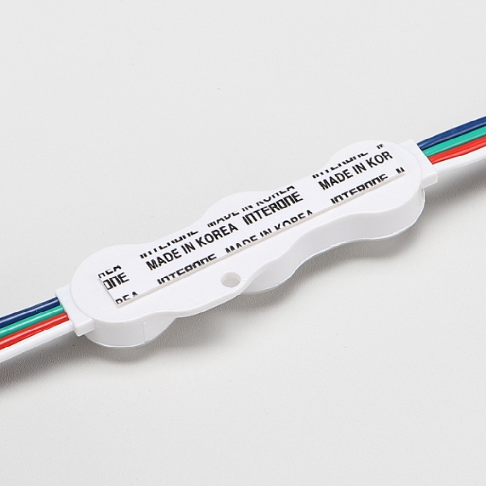 국산 LED 3구 모듈 RGB 5050 Z3U-V05-F 렌즈형 100개 문자 간판 조명 인터원 - 상세 이미지 4