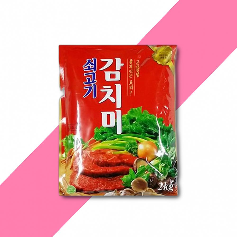 대상 쇠고기 감치미 2KG 식자재 조미료 대상 쇠고기 : 제이엔유통