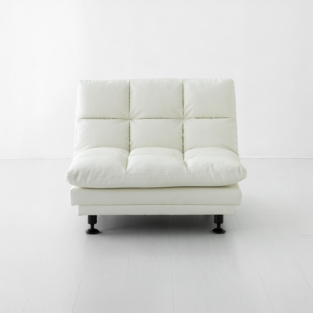 앰보 1인 멀티 소파 소가죽 블랙브라운 8257.0353, 1인용