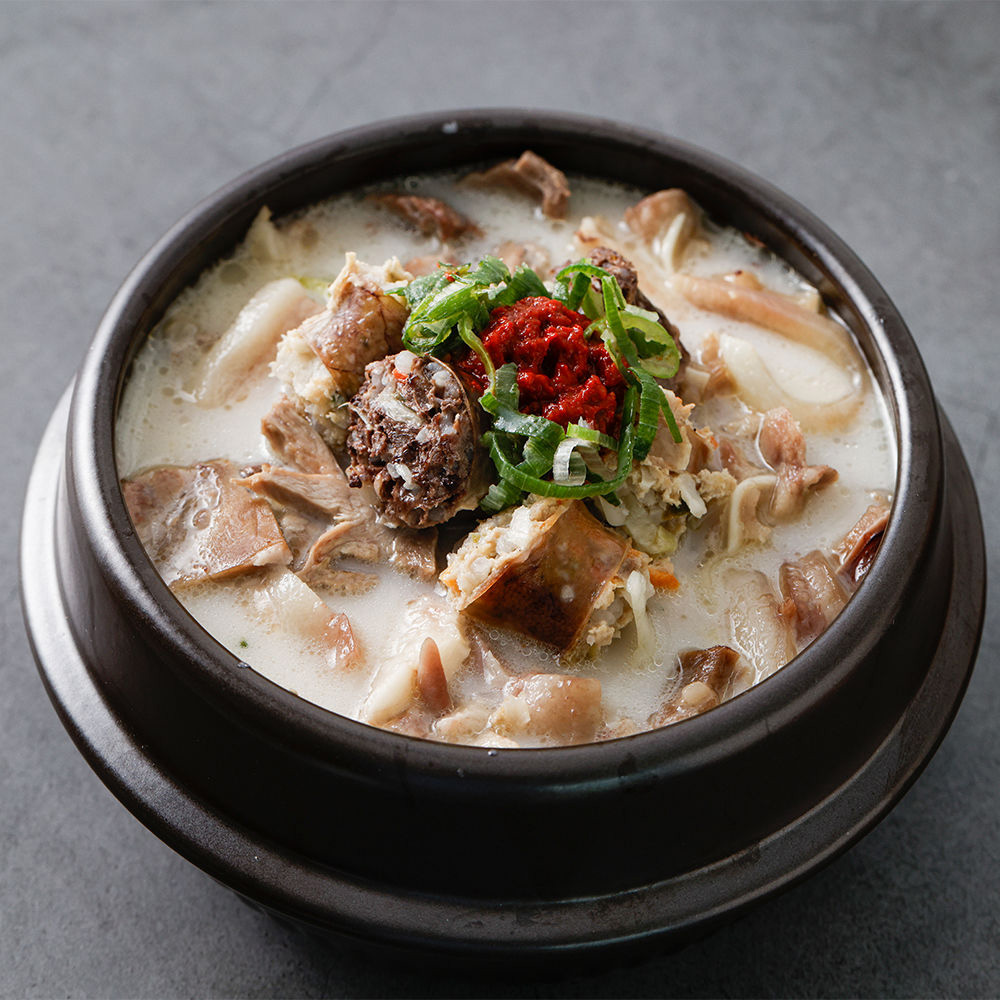 병천식 사골순대국 600g 2팩 얼큰 순대국밥 : 인정식탁