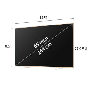 TCL 4K QLED 프레임 TV A300W, 스탠드형 X 상세 이미지 3