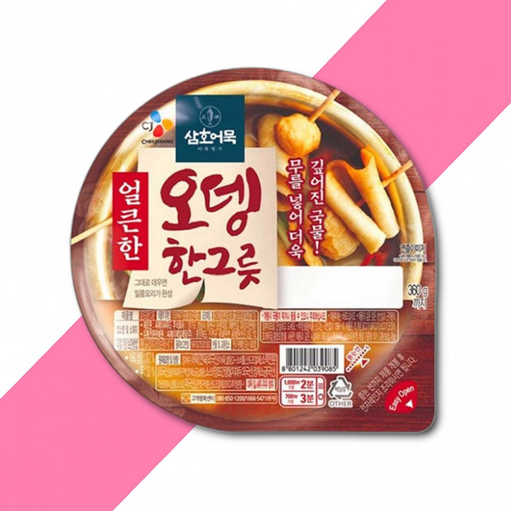 삼호어묵 오뎅한그릇 얼큰한맛 360G X 12개 : 제이엔유통