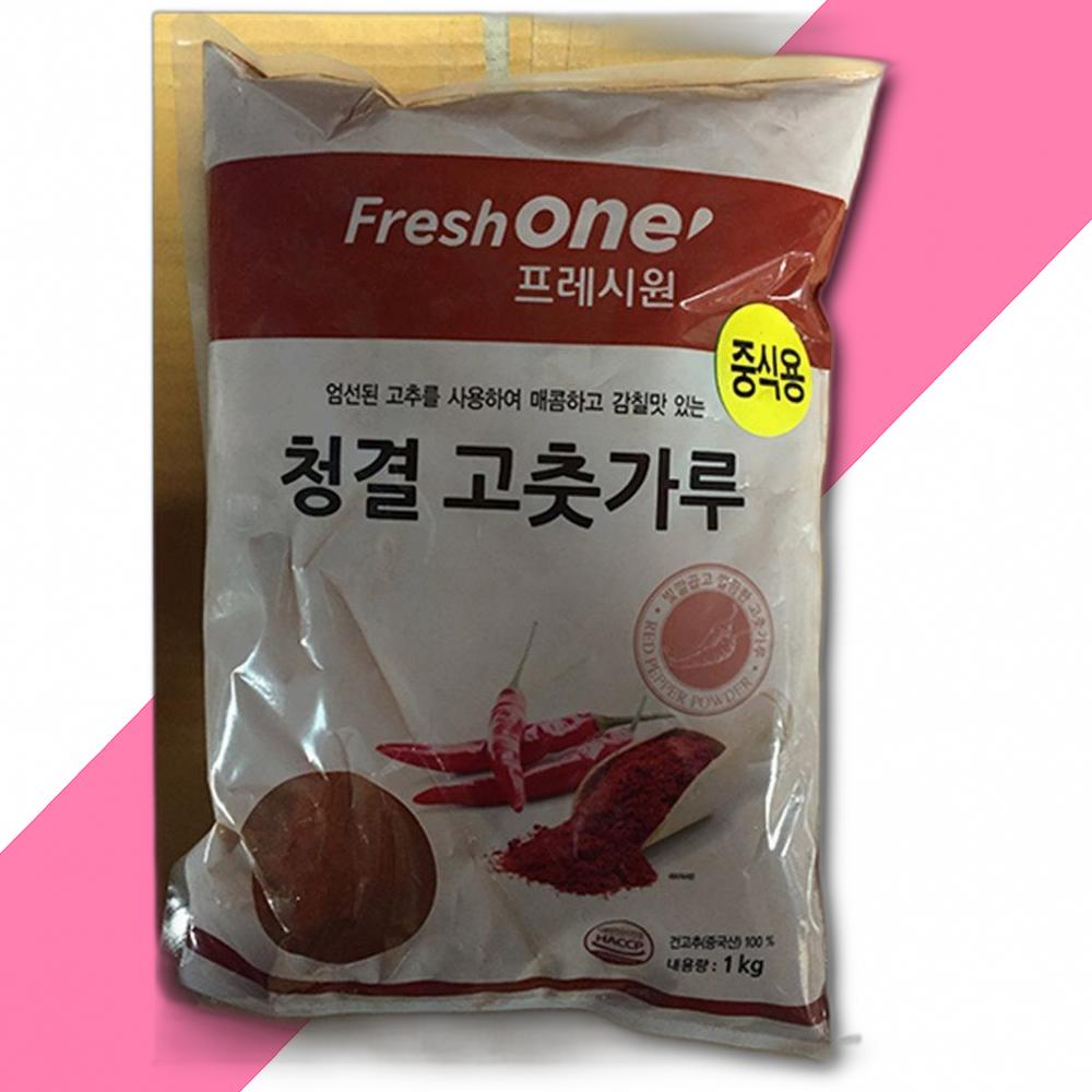 주영 중식용고춧가루 1KG X4 고추가루 고춧가루 고운고추 : 제이엔유통