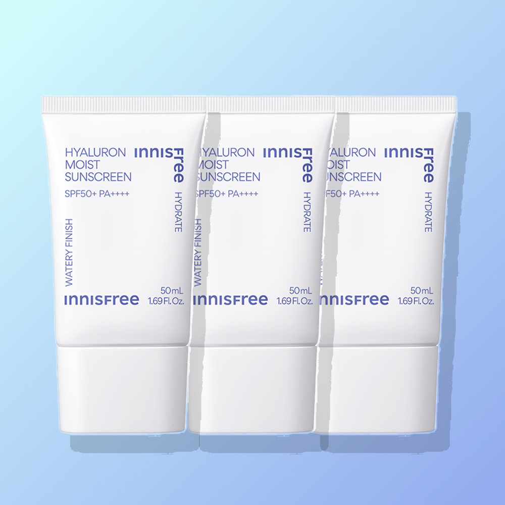 이니스프리 히알루론 수분 선크림 SPF 50+ PA++++ 50ml, 3개