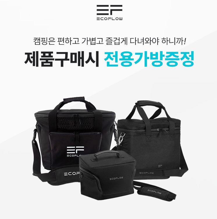 에코플로우 델타2 맥스 인산철 배터리 올인원 캠핑 차박 가방 세트
