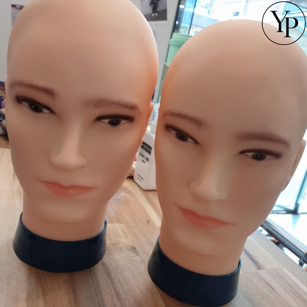 얼굴 마네킹 문신연습 더미헤드 연습용 인체모형 가발마네킹 미용실습 재료 - 상품 이미지