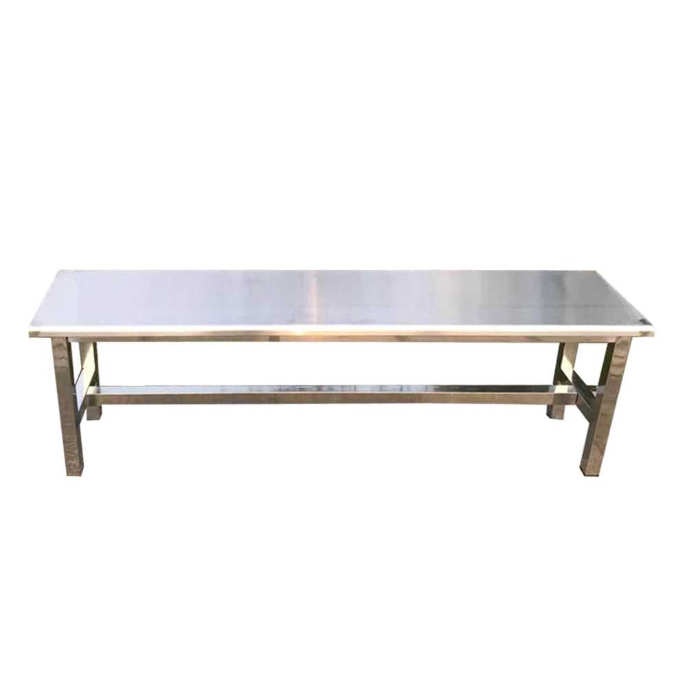 벤치 의자 스테인레스 공원 병원 작업장 야외 가구 100x35x45 100x35x45 - 상세 이미지 5