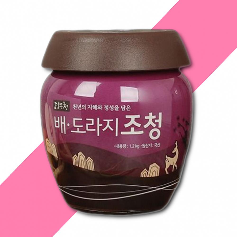 담은청 배도라지조청 1.2KG 엿 조청 수제청 물엿 : 다드림유통