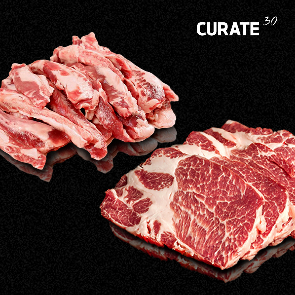 최상 베요타등급 이베리코 목살+갈비살 800g, 1개