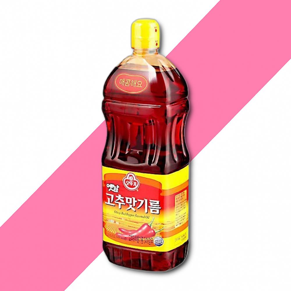 오뚜기 옛날 고추맛 기름 1.5L 1박스 12입 : 은혜의집