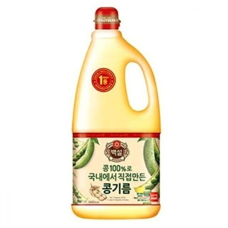 [시우유통]가정용 튀김 부침개 전 요리 식용유 콩기름 1.8L 콩 기름 두유 올리브오일 참 세트 해바라기씨유 : 시우 유통