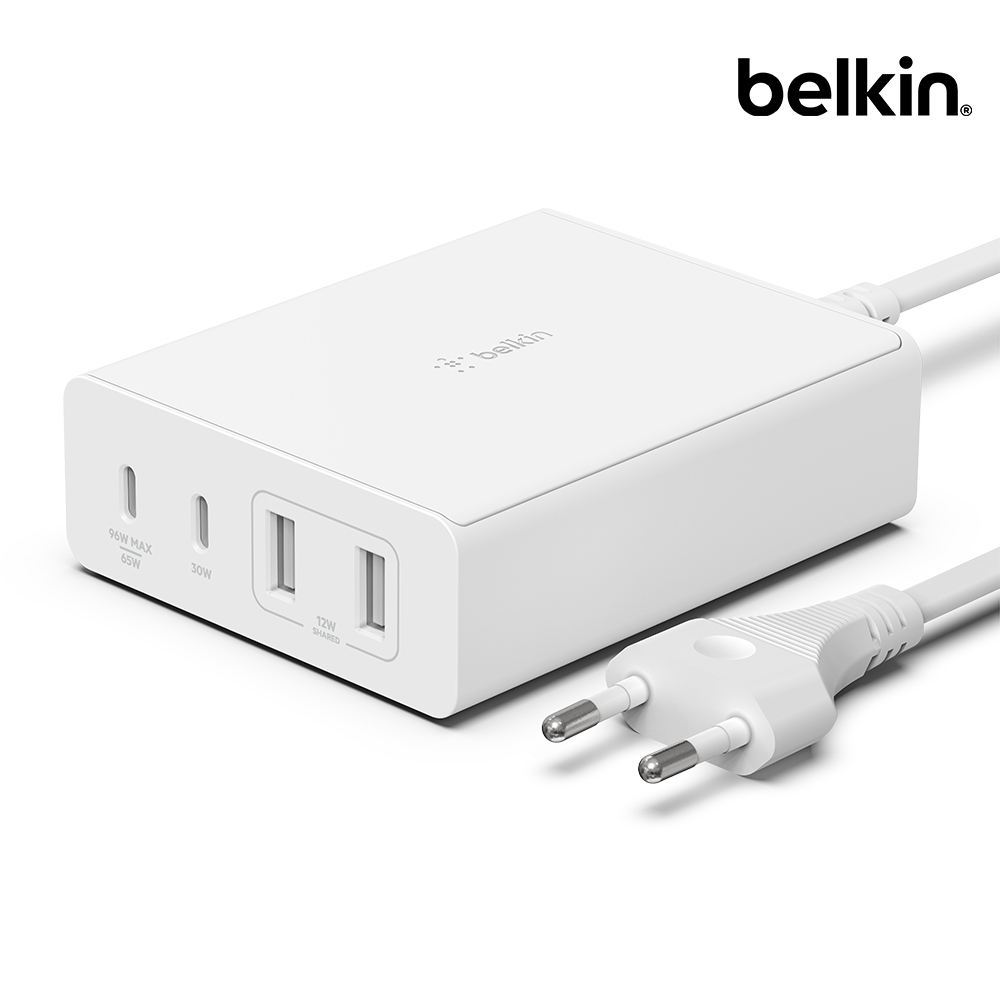 벨킨 108W 멀티 4포트 USB-C PD GaN 고속 충전기 WCH010kr 아이폰17 16 갤럭시 S25 S24 맥북 에어 아이패드 프로 M4 노트북 충전