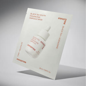이니스프리 블랙티 유스 인핸싱 앰플 마스크 28mL 솔직 후기 | 피부 타입별 분석 - 상품 이미지 1