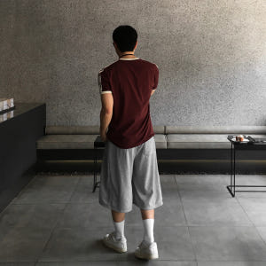 어깨넓어보이는반팔 남자프린팅반팔티 남자링거티 착용 후기 | 사이즈/핏 총정리 - 상품 이미지 3