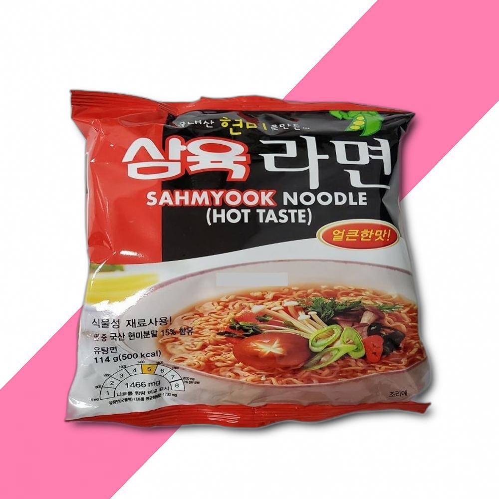 국내산현미가루 삼육 얼큰채식라면 4입 : 다드림유통