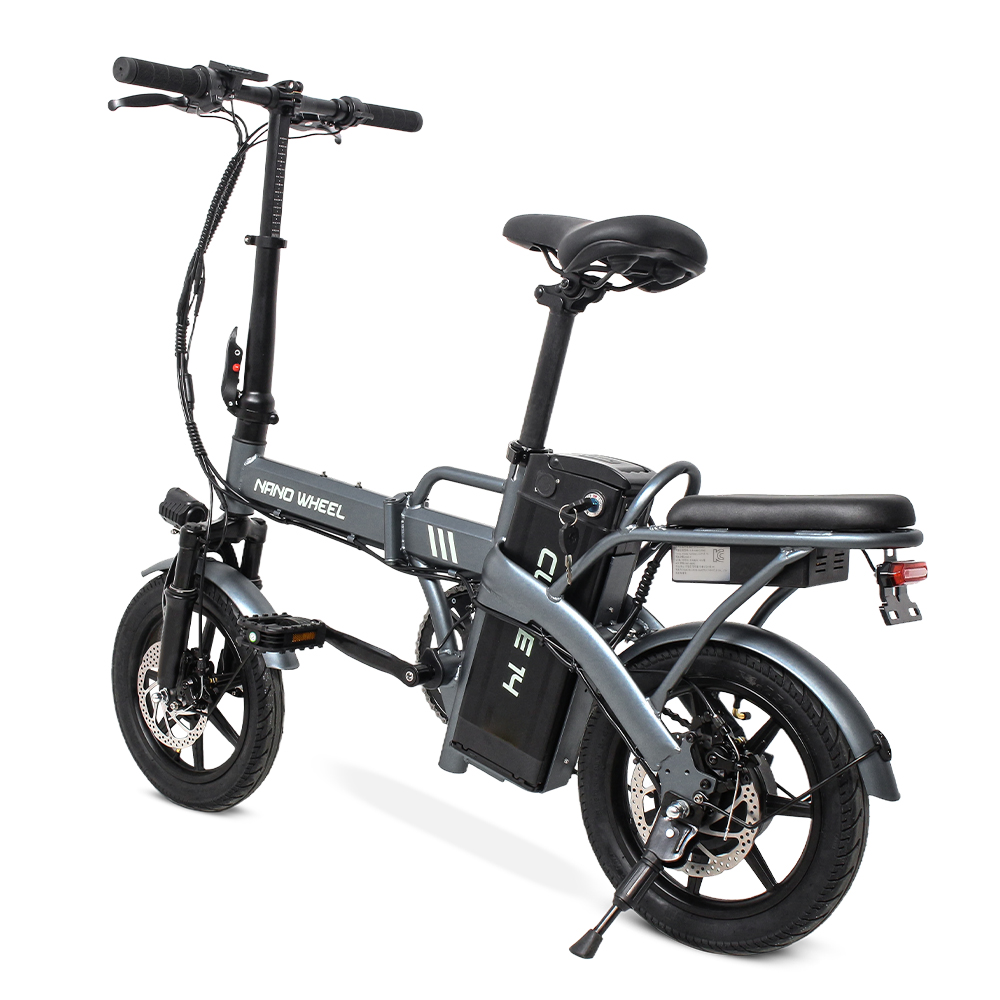 나노휠 커브14 접이식 면허필요없는 전동 전기자전거 36V 8Ah 이미지 2