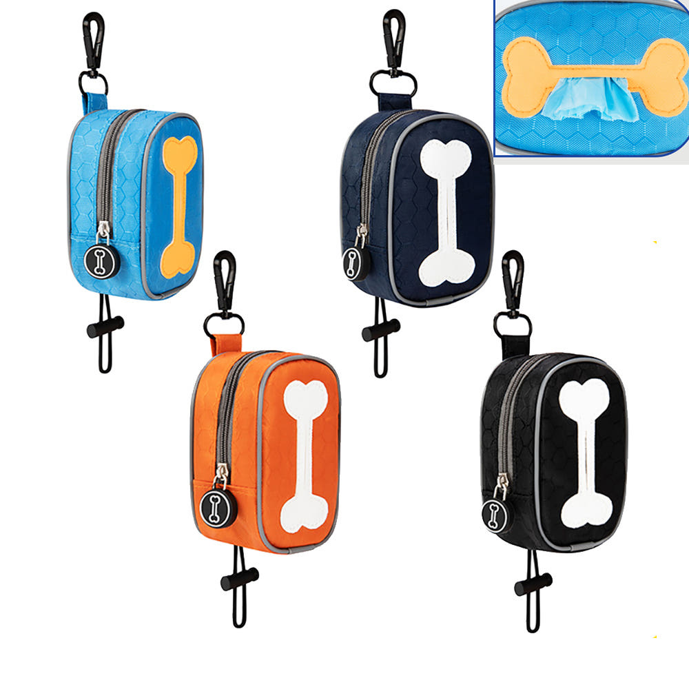 더바른 뼈다귀 강아지 풉백 파우치 똥츄 케이스 똥가방 반려견 외출 산책 배변봉투 디스펜서