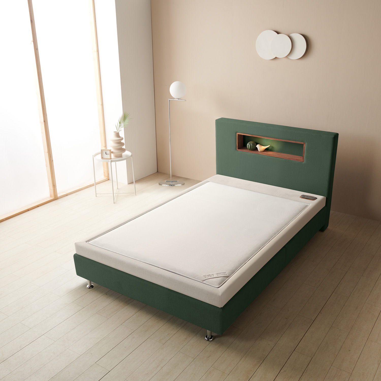 가보건강침대 황토 밀양흙침대 세라믹볼 세라믹스 돌침대 조명 슈퍼싱글 패브릭 SS글로리SE 이미지 6