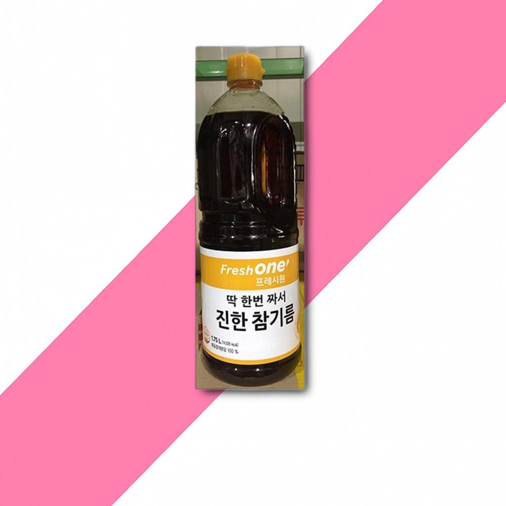 진한 참기름 주영 1.75L x6개 : 제이엔유통