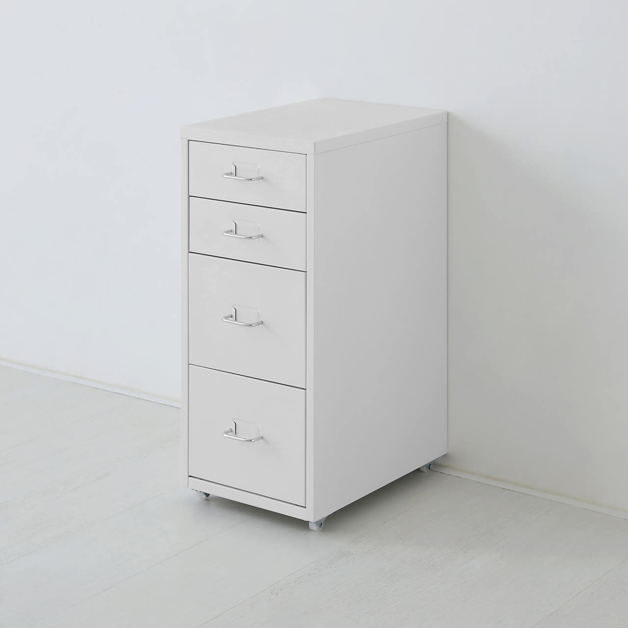 OFFICY 서랍장 280mmx410mmx685mm, 2.2단, 다크그레이 2786.7549 이미지 8
