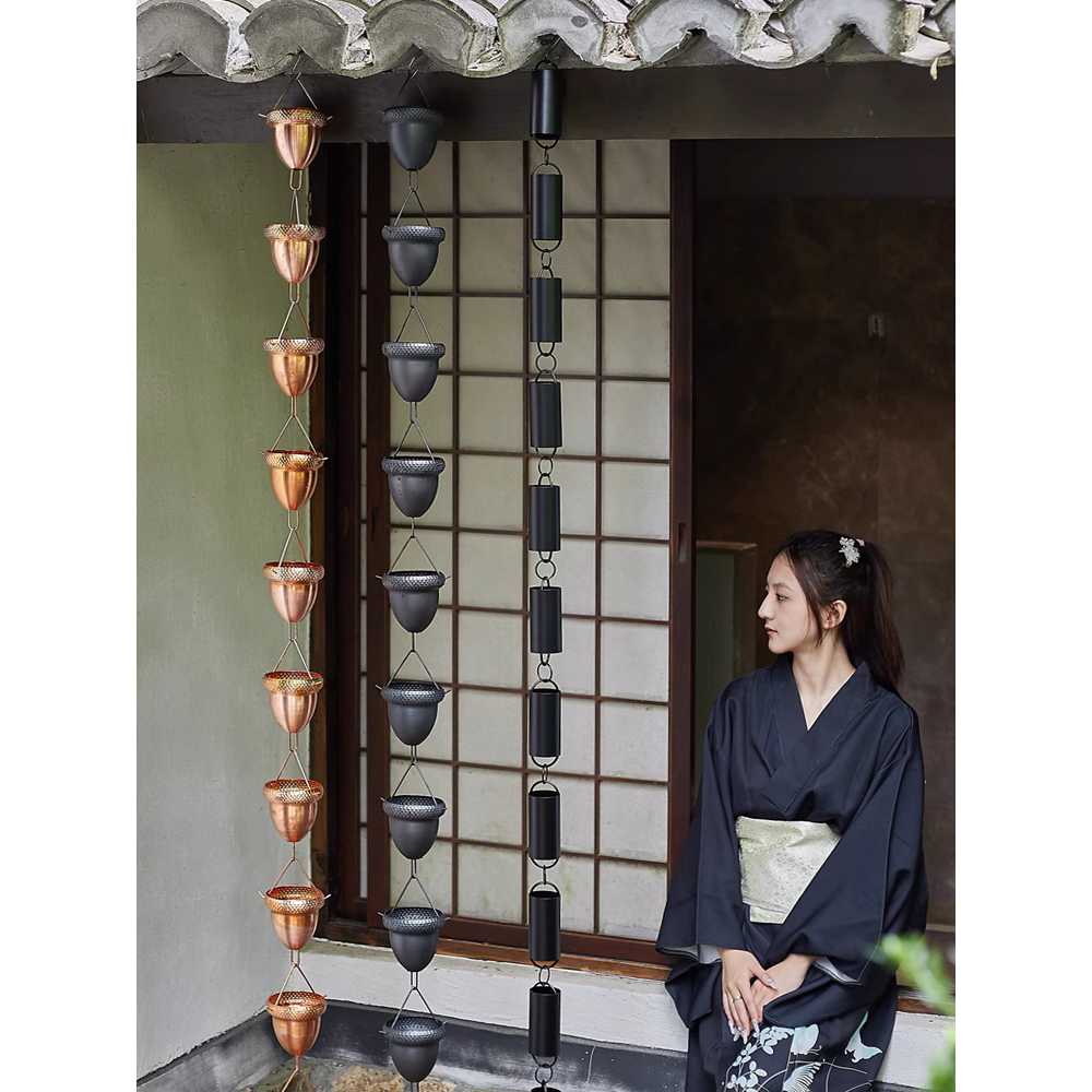 처마 빗물 받이 지붕물받이 한옥 청동 구리 예쁜 주택 - 상세 이미지 3