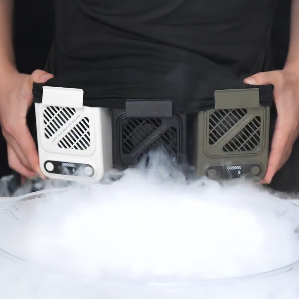 휴대용 선풍기 BLDC 선풍기 넥밴드 손풍기 클립팬 8000mAh 선풍기
