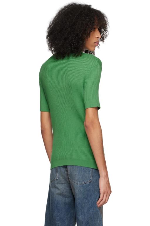 [위니 뉴욕]Green Half Zip Turtleneck 231518M205000 : 런던뷰티케어
