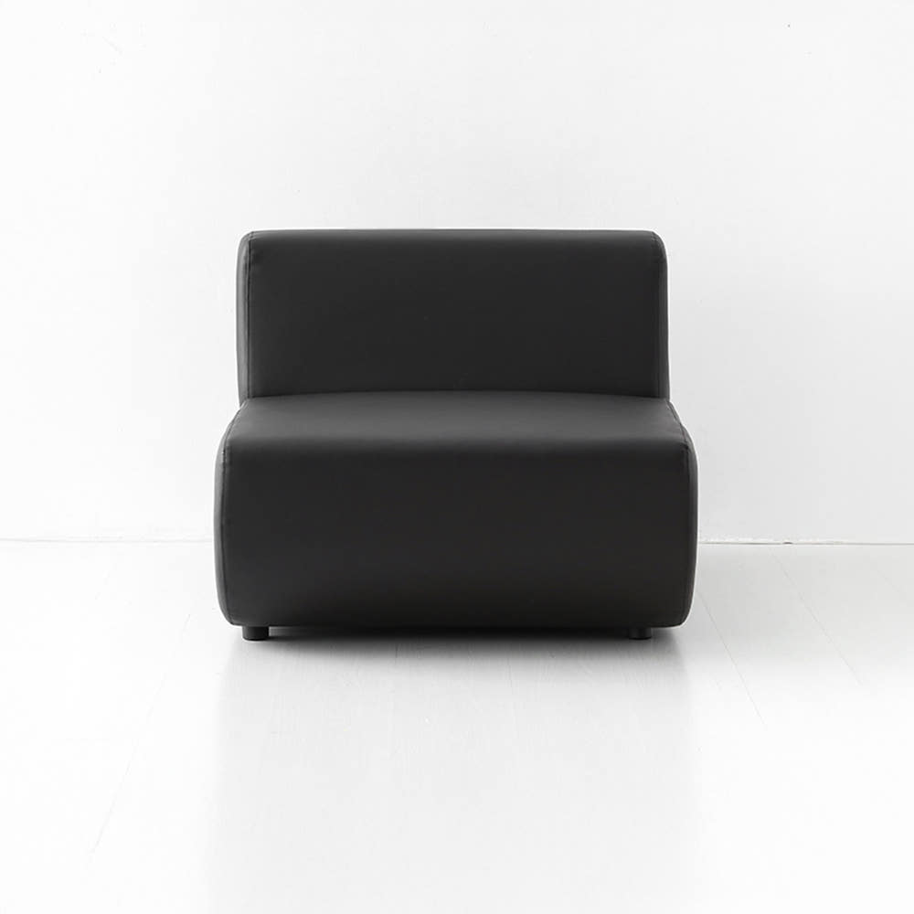 앰보 1인 소파 등받이 분리형 블랙브라운 8780.4970