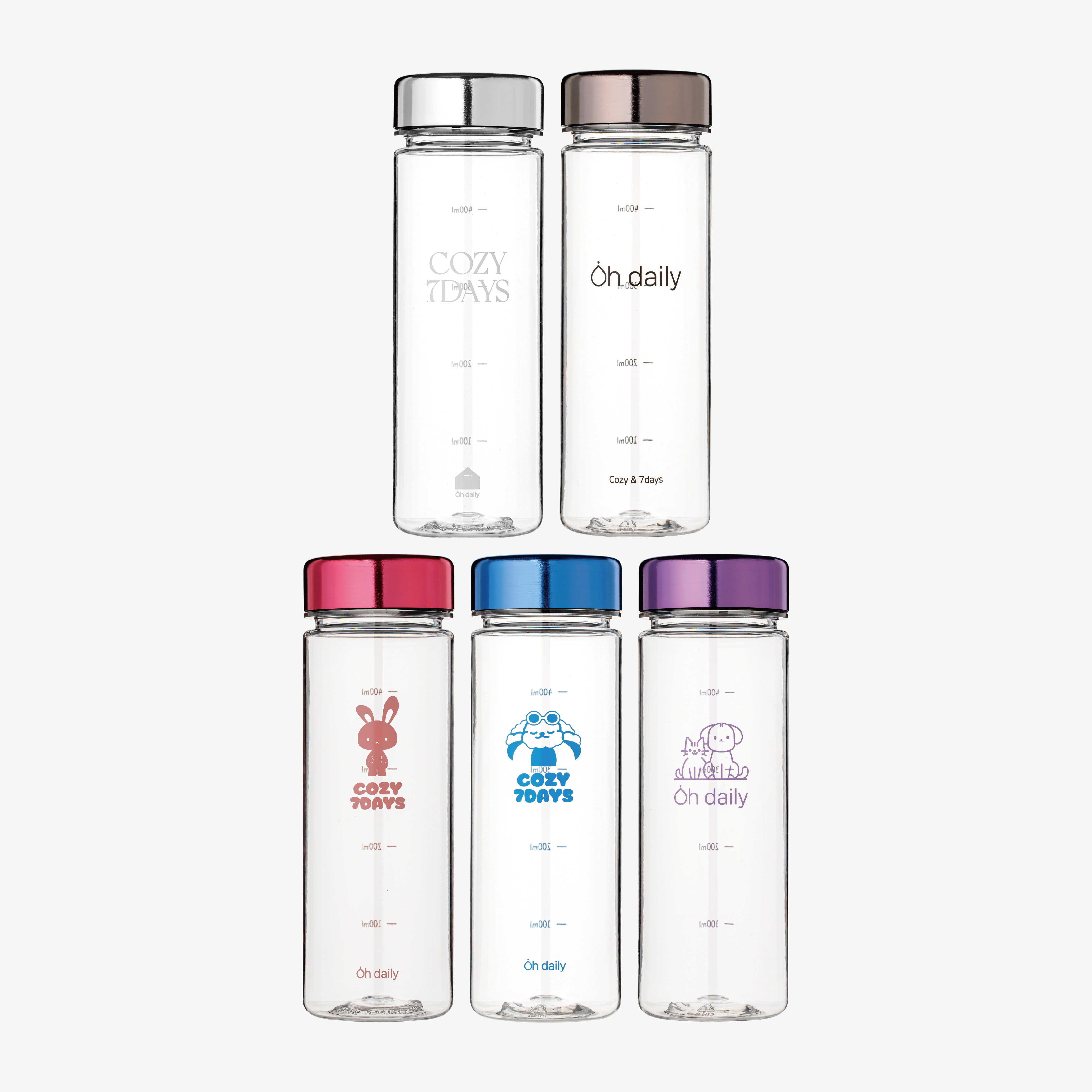 오데일리 Oh daily 메탈 뚜껑 트라이탄 보틀 500ml (5color) 프리미엄 물병 - 상세 이미지 3