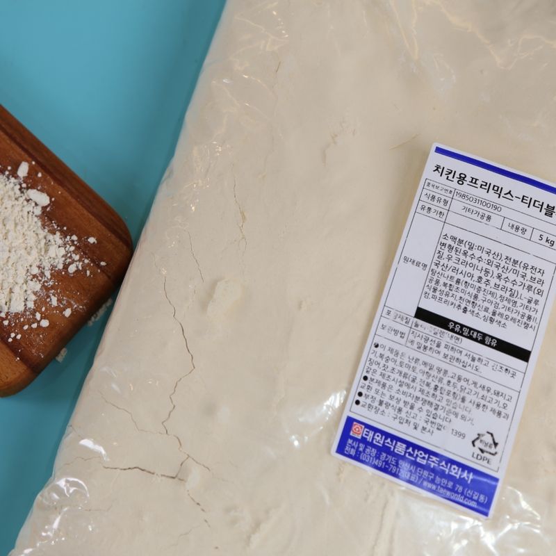 태원식품 치킨파우더 겸용 치킨용프리믹스 TW 5KG 양념 후라이드 혼합 - 상세 이미지 2