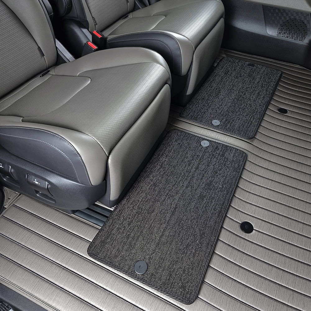 모노륨매트 4세대 카니발 (21-26년형) 2열보조매트(공용), 그레이