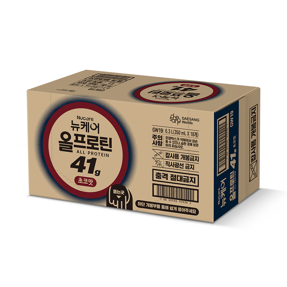 [단백질 41g] 뉴케어 올프로틴 초코맛 350mL 18팩 단백질음료 - 상세 이미지 5