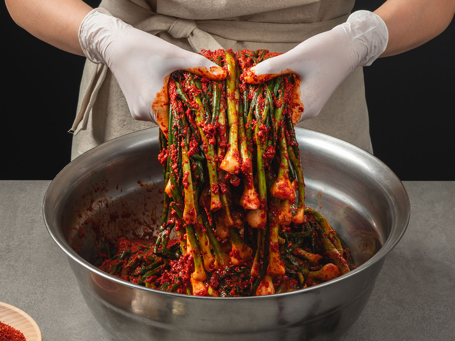 김가연 국내산 파김치 1kg 쪽파김치 주문 양념 맛있는 무침 맛집 대파 이미지 2