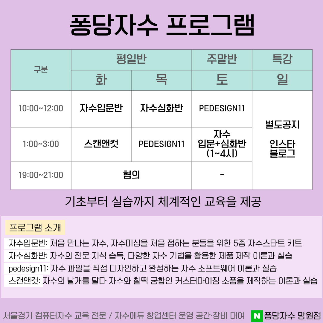 컴퓨터자수 클래스 (가정용 상업용 수업가능) - 상세 이미지 2