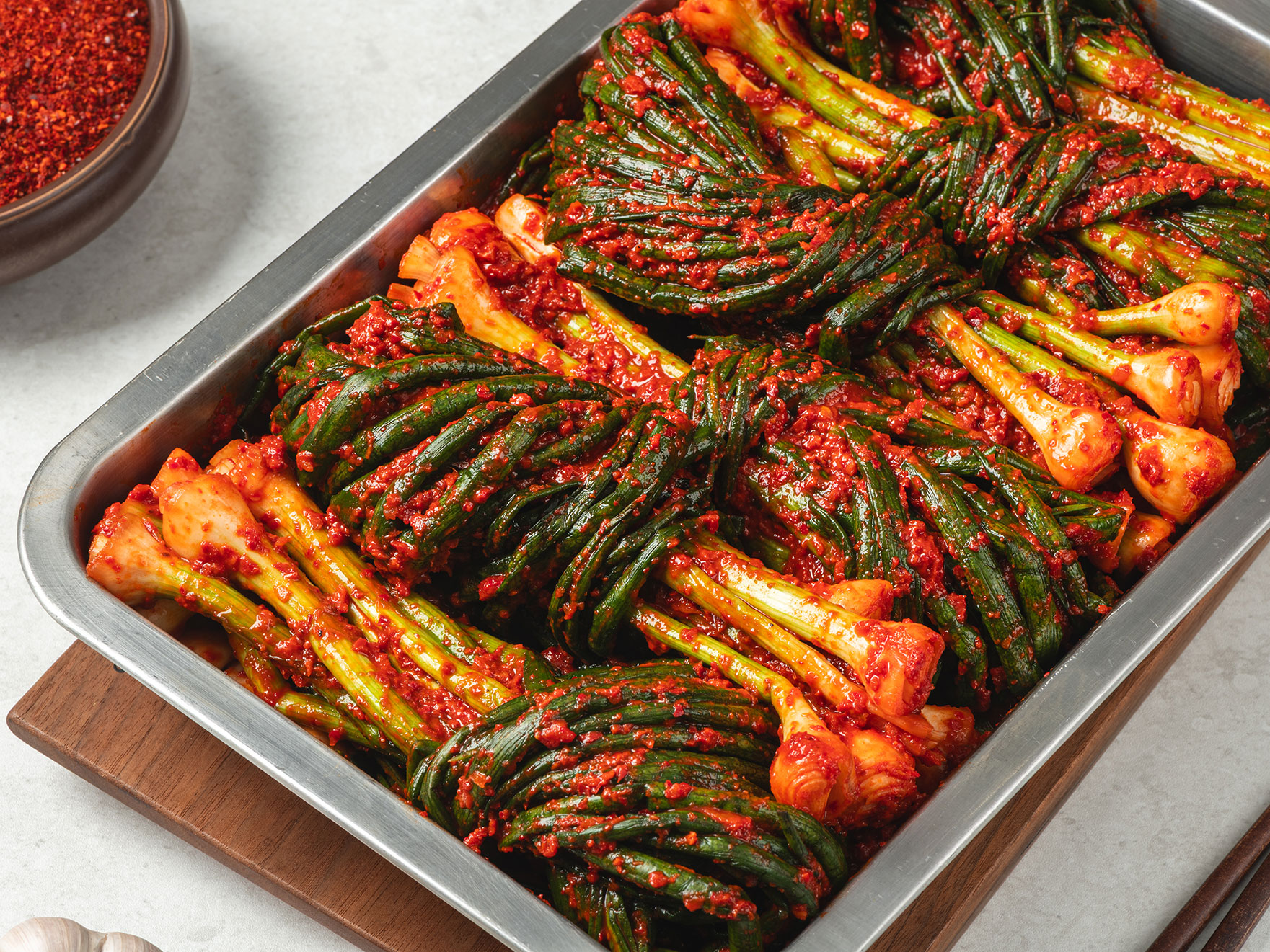 김가연 국내산 파김치 1kg 쪽파김치 주문 양념 맛있는 무침 맛집 대파 이미지 3